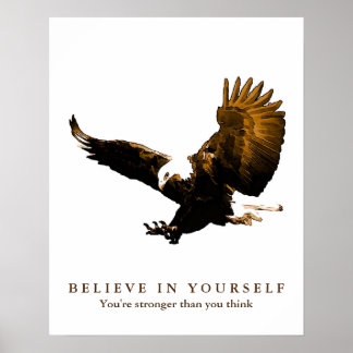 Poster Aigle Motivation Confiance Croyez en vous-même