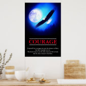 Poster Aigle Motivational Courage Pop Art Inspiration (Cuisine)