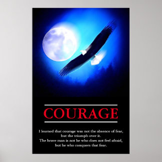 Poster Aigle Motivational Courage Pop Art Inspiration