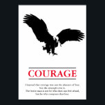 Poster Aigle Motivational Courage Pop Art Inspiration<br><div class="desc">Freedom & Courage Motivational Eagles Images - Fearsome Patriotic Eagle - Pop Art Syle American Eagle Landing Image - Sephia Brown Tones Watercolor Effet American Bald Eagle - Fearless American Bald Eagle : Flying American Eagle Pictures - L'aigle chauve est l'oiseau national et le symbole des États-Unis.</div>