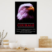 Poster Aigle Motivational Courage Pop Art Inspiration (Cuisine)