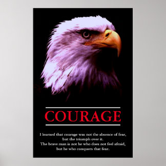 Poster Aigle Motivational Courage Pop Art Inspiration