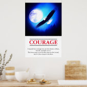 Poster Aigle Motivational Courage Pop Art Inspiration (Cuisine)