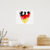 Poster Aigle noir allemand (Cuisine)