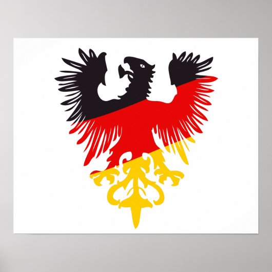 Poster Aigle noir allemand (Devant)