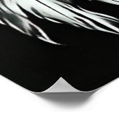 Poster Aigle Noir et Blanc Tendance (Coin)