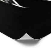 Poster Aigle noir et blanc tendance (Coin)