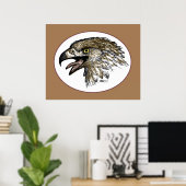 Poster Aigle qui crie (Bureau à domicile)