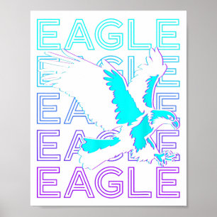 Poster Aigle Rétro 