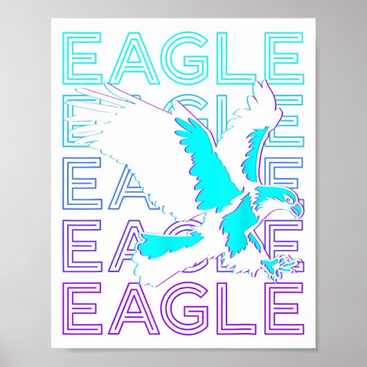 Poster Aigle Rétro (Devant)