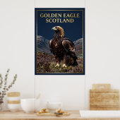 Poster 🦅 Aigle royal Écosse Oiseau des Highlands (Cuisine)