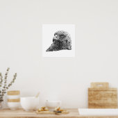 Poster Aigle royal majestueux faune oiseau conception d'a (Cuisine)