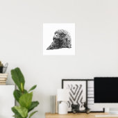 Poster Aigle royal majestueux faune oiseau conception d'a (Bureau à domicile)