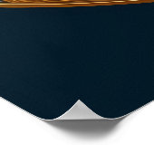 Poster Aigle S'Élevant Au-Dessus D'Eau Vaste (Coin)