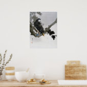 Poster Aigle sur la branche des pins, Watanabe Seitei (Cuisine)