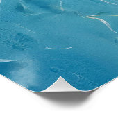 Poster Aigle tacheté - Océan (Coin)