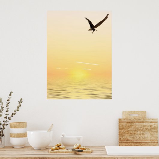 Poster Aigle volant (Cuisine)