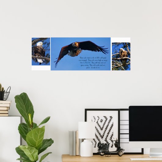 Poster Aigles (Bureau à domicile)
