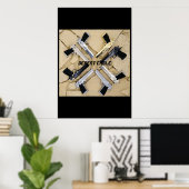 Poster Aigles du désert (Bureau à domicile)