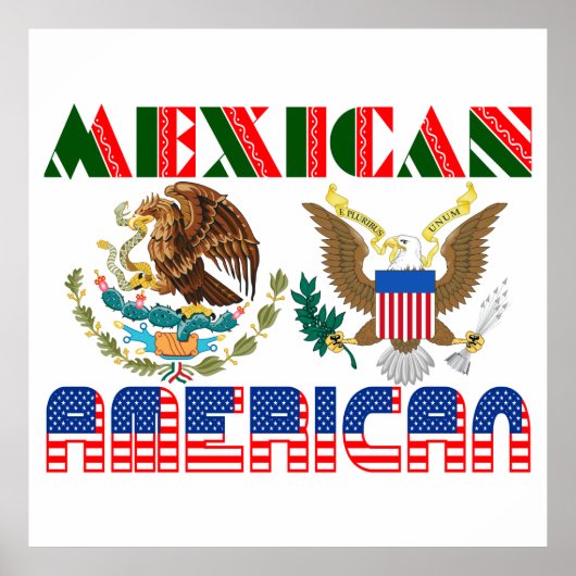 Poster Aigles Mexicains Américains (Devant)