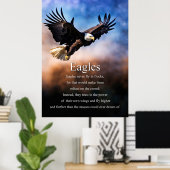 Poster Aigles motivationnels (Bureau à domicile)