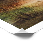 Poster Aigrette blanche aquarelle  (Coin)