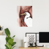 Poster Aiguille blanche (Bureau à domicile)