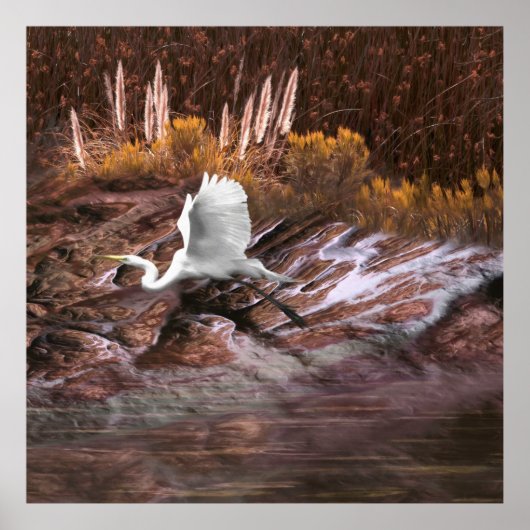 Poster Aiguille blanche LE LAC EST VIE (Devant)