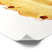 Poster Aiguille coupée en deux Aquarelle de Fruit Peintur (Coin)