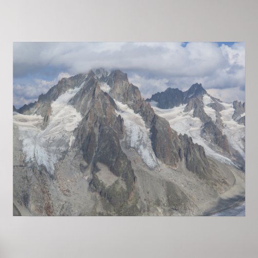 Poster Aiguille d'Argentiere (Devant)