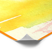 Poster Aiguille du coucher de soleil (Coin)