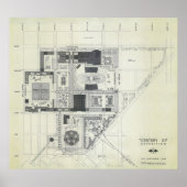 Poster Aiguille spatiale - Concept aérien Dessin 2 (Devant)