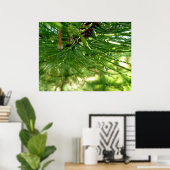 Poster Aiguilles et gouttelettes (Bureau à domicile)