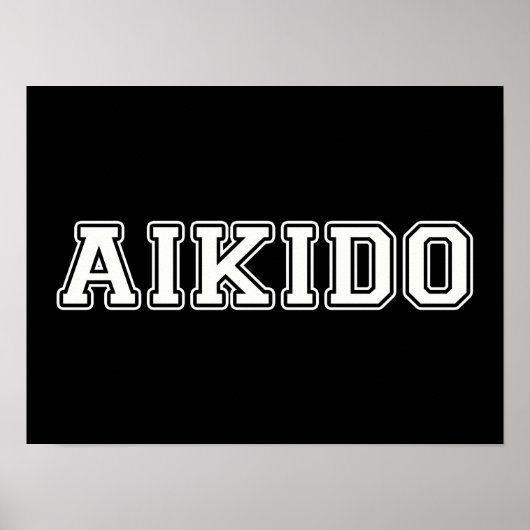 Poster Aikido (Devant)