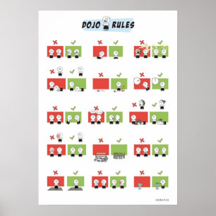 Poster Aikido Dojo Rules