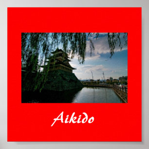 Poster Aikido Japanese Martial Art
