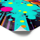 Poster AiKo Graphisme Grunge #1 (Coin)