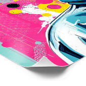 Poster AiKo Graphisme Grunge #3 (Coin)