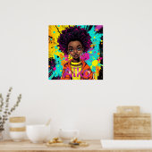 Poster AiKo Grunge Graphic #1 (Cuisine)