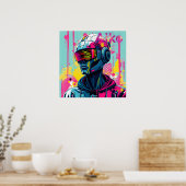 Poster AiKo Grunge Graphic #3 (Cuisine)