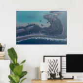 Poster Aile aérienne 17 au-dessus de l'île Wake (Bureau à domicile)