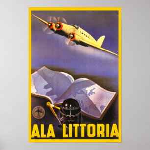 Poster Aile du nez Littoria