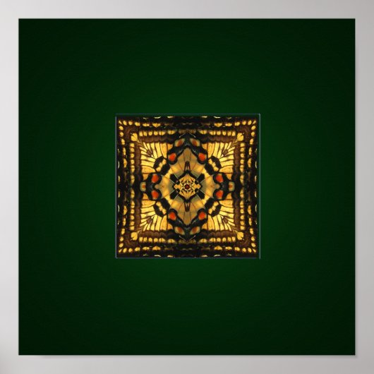 Poster Aile papillon Kaleidoscope Imprimer (Devant)
