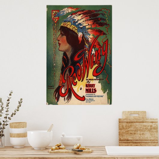 Poster aile rouge (Cuisine)