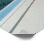 Poster Aile turbulente de la compagnie aérienne (Coin)