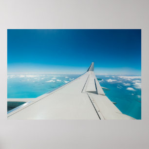 Poster Aile turbulente de la compagnie aérienne