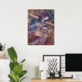 Poster "Ailes Comme Aigles" (Bureau à domicile)