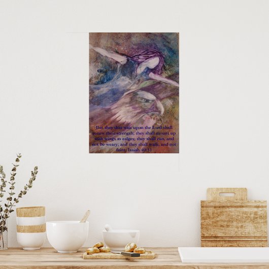 Poster "Ailes Comme Aigles" (Cuisine)