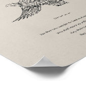 Poster Ailes Comme Aigles - Ésaïe 40:31 (Coin)