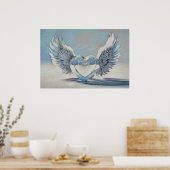 Poster *~* AILES D'ANGE DU COEUR AP78 Artsy (Cuisine)